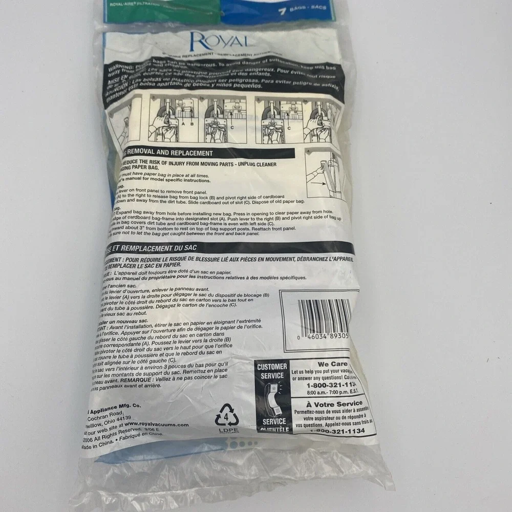 Royalaire Royal Type‎ N Vacuum Bags NIP New